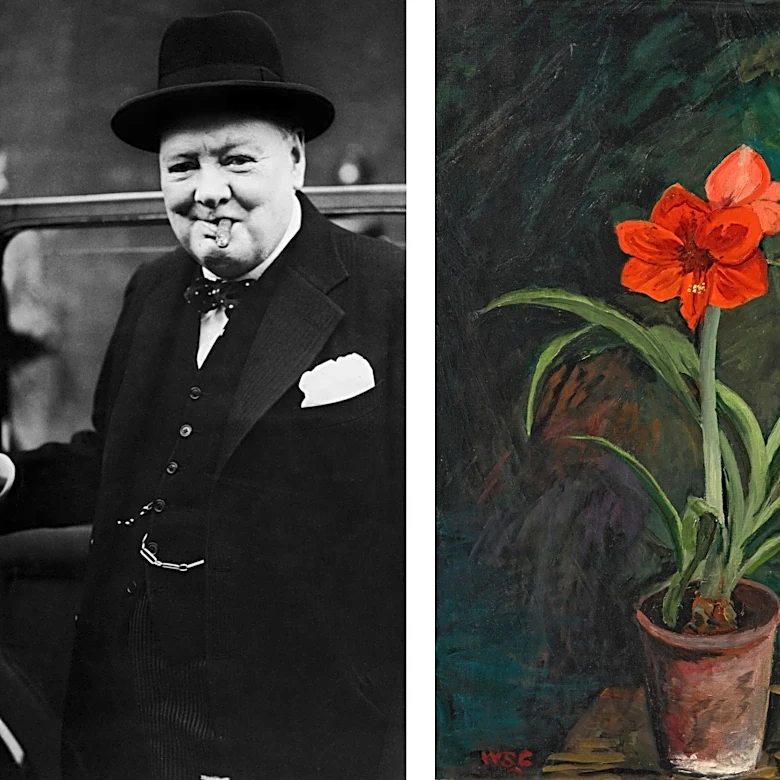 A Winston Churchill Painting Gifted to His Daughter Lands at Christie’s