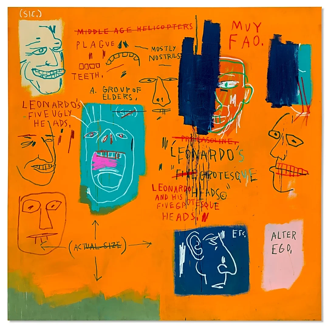 Basquiat’s Long-Unseen Riff on Leonardo da Vinci To Lead Christie’s 21st Century Evening Sale With $30 M. Estimate