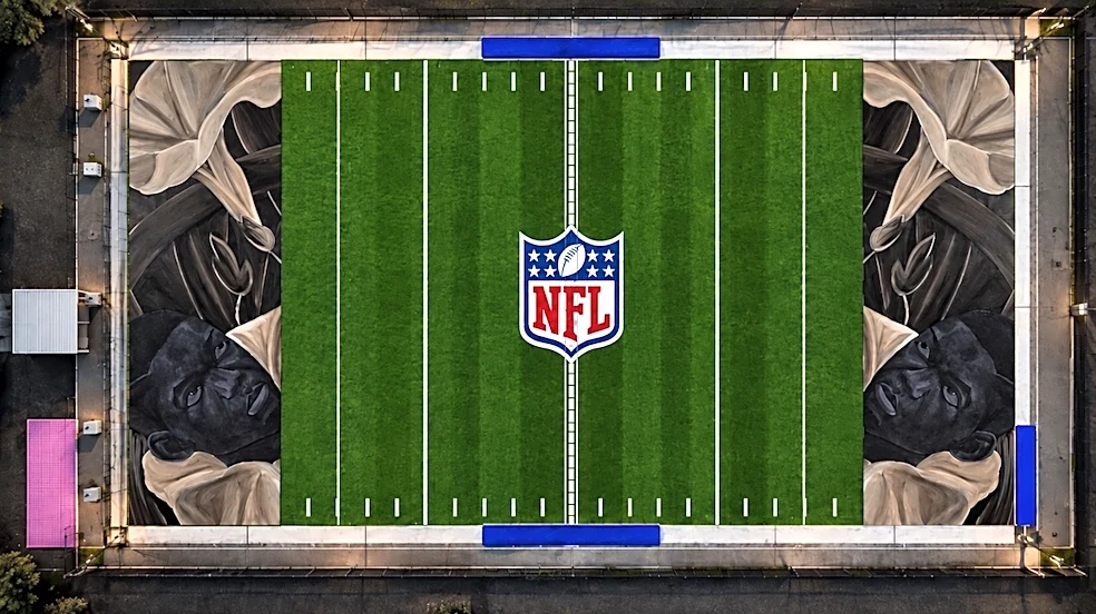 NFL COLOR FIELD Program to Debut With Jammie Holmes Artwork Before First Football Game in France