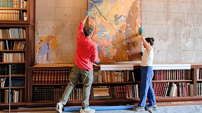An Abbey in France Discovered Previously Unknown Wall Sketches by Odilon Redon