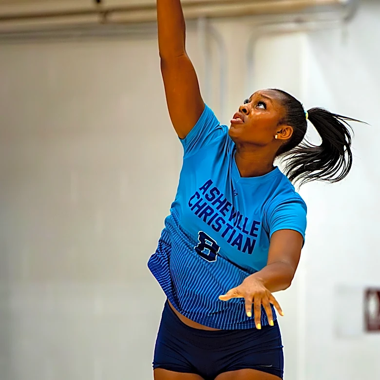 How volleyball, NFL father helped Asheville Christian's Olivia Johnson blossom on the court