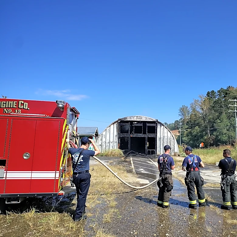 White Duck Taco Shop burns in River Arts District