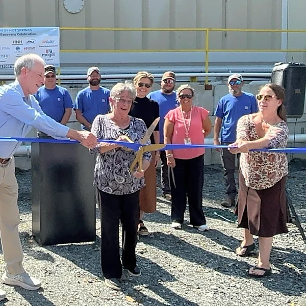DEQ, Hot Springs celebrate partnerships in emotional sewer plant ribbon cutting