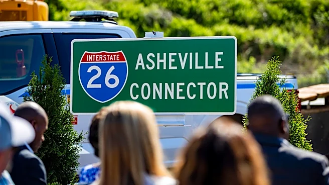 Blasting along I-26 in North Asheville to 'slow roll' traffic Oct. 1