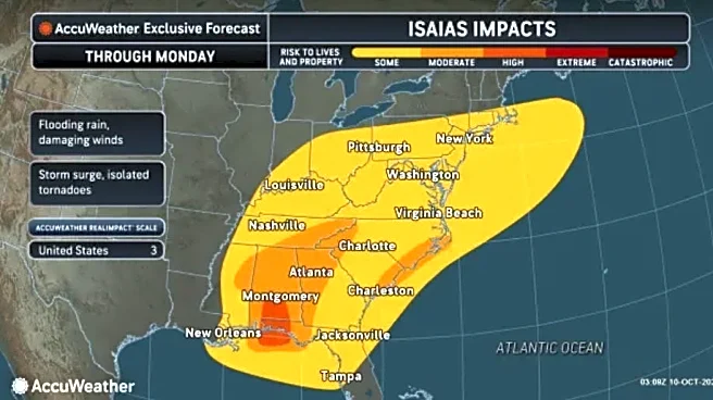 Isaias remnants prompts high wind advisory, flood watch for Western NC