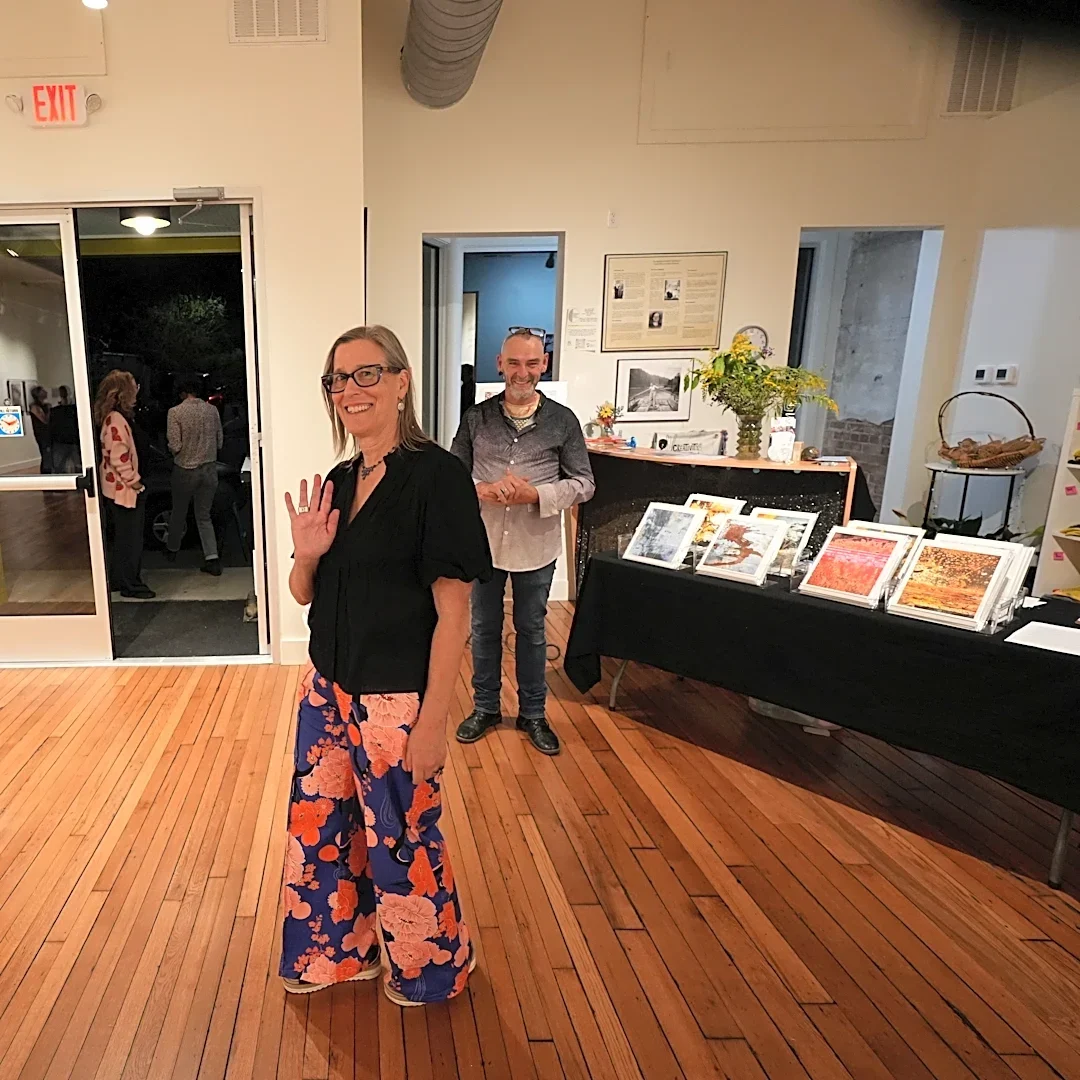 Marshall artist's exhibit fuses 24K gold photos, community writing