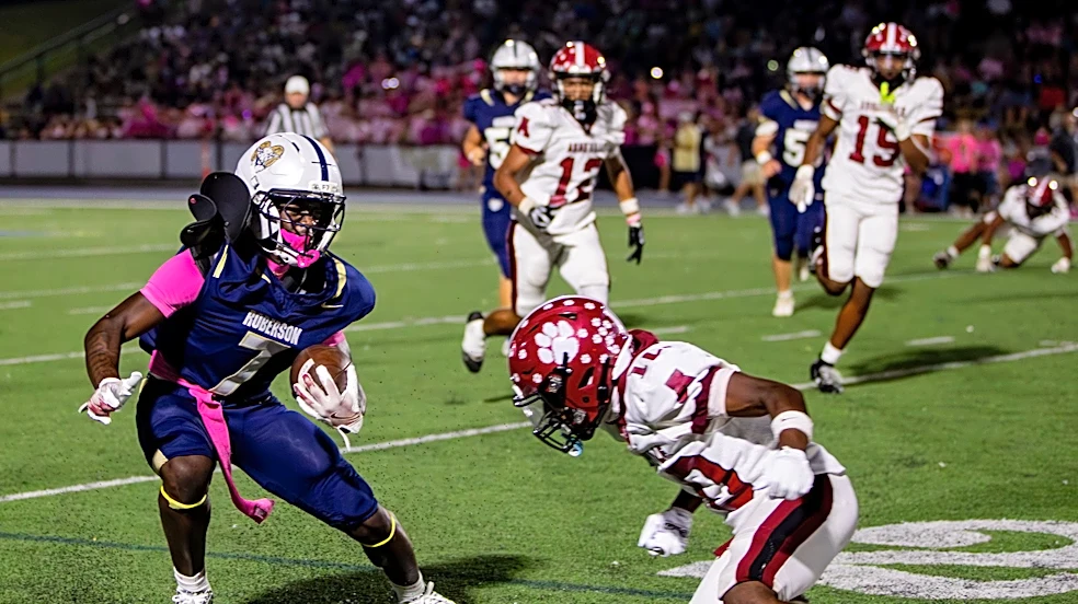 How Karod Harris, Tristan Thompson-Wynn powered Roberson football past Enka