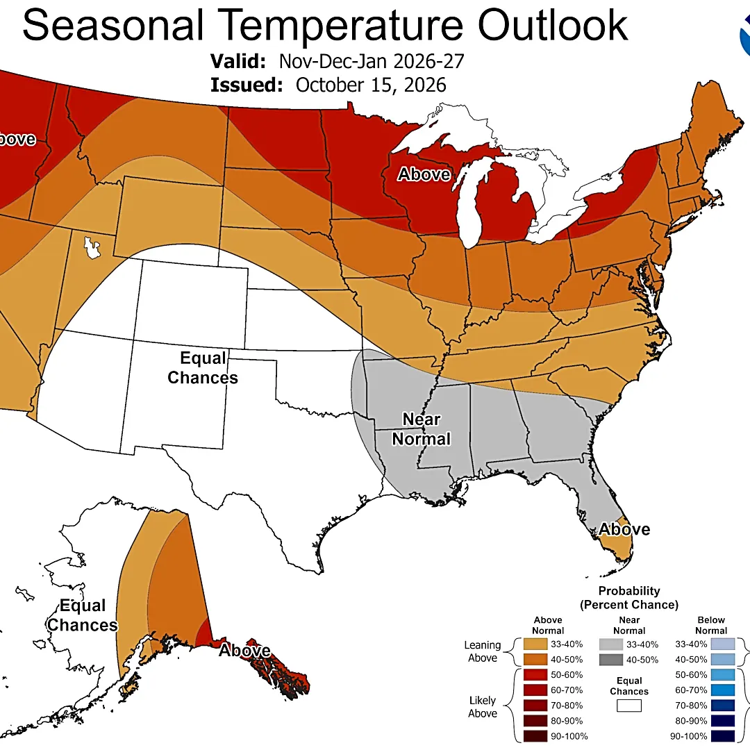 NOAA outlook gives glimpse of what winter 2026 could look like in NC