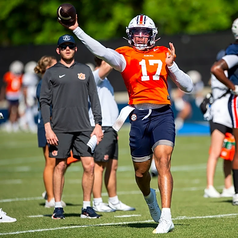 How much is Byrum Brown being paid to be Auburn's quarterback?