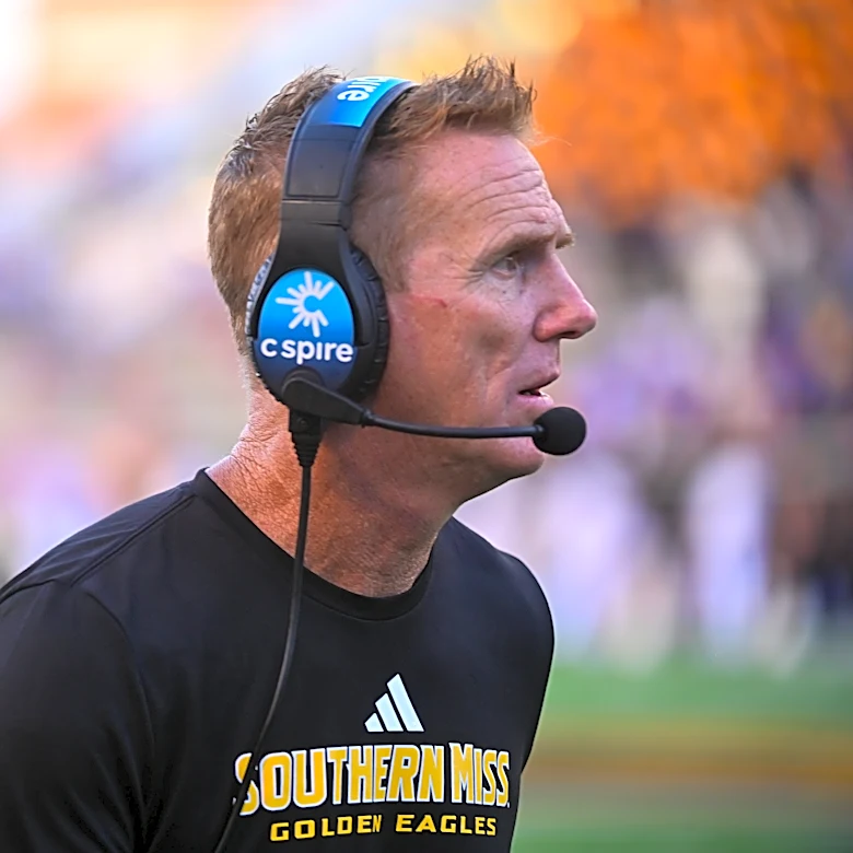 Southern Miss head coach Blake Anderson is impressed with Byrum Brown