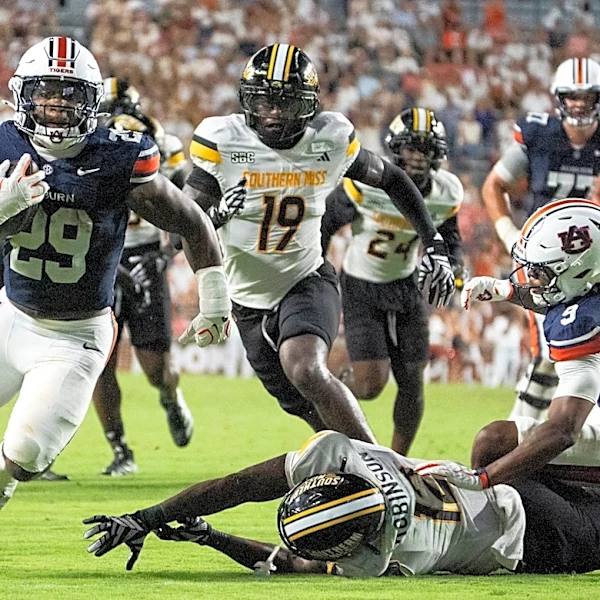 Joel Gordon is pleased with Auburn's running backs through two games