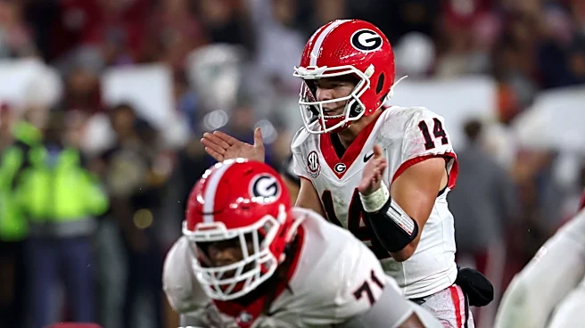 The Georgia Bulldogs are No. 1 in the AP Poll ahead of the Auburn game