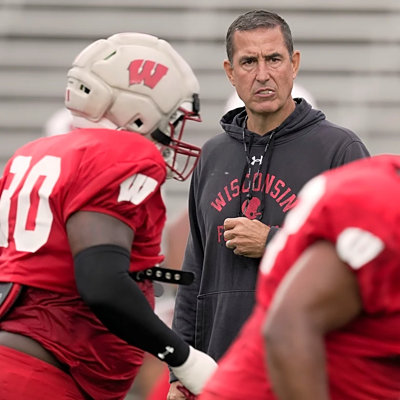 USA TODAY places Wisconsin's Luke Fickell on "scorching" hot seat