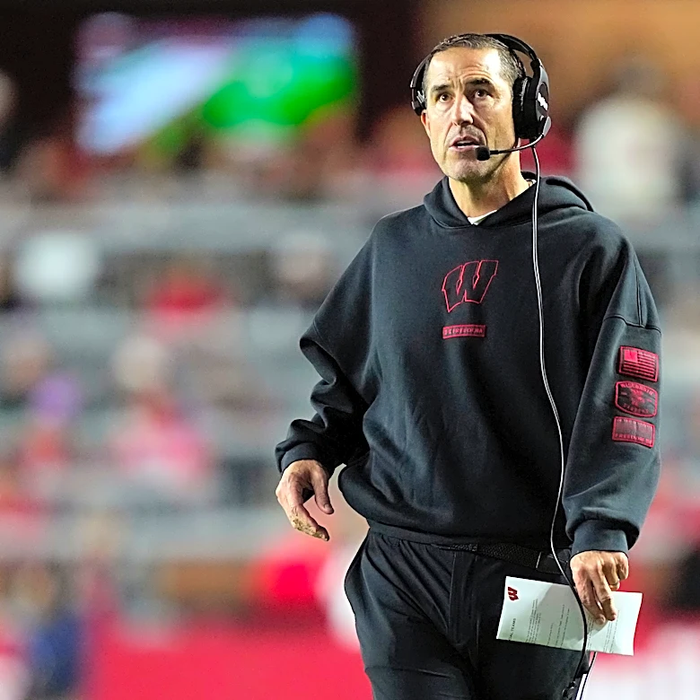 USA TODAY places Wisconsin's Luke Fickell on the "hottest" hot seat
