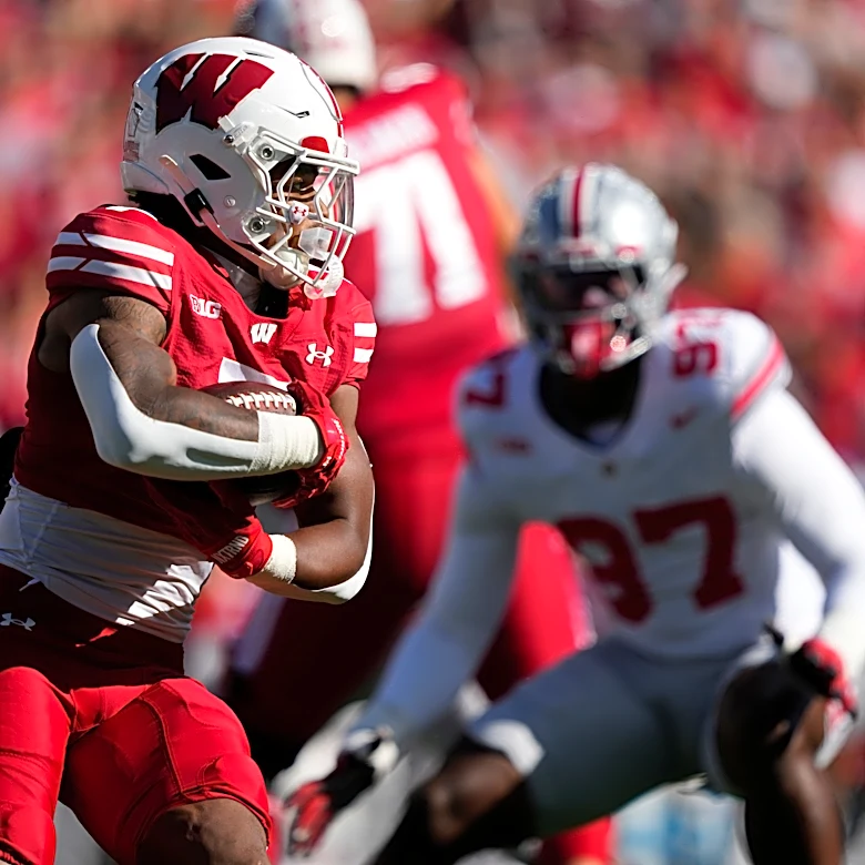 Former Wisconsin running back nears 200 yards in first two LSU games