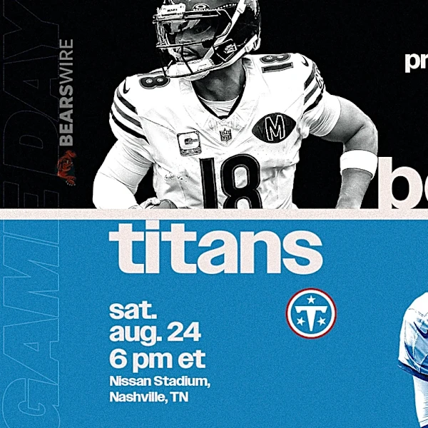What channel is Bears vs. Titans on today? Time, TV schedule