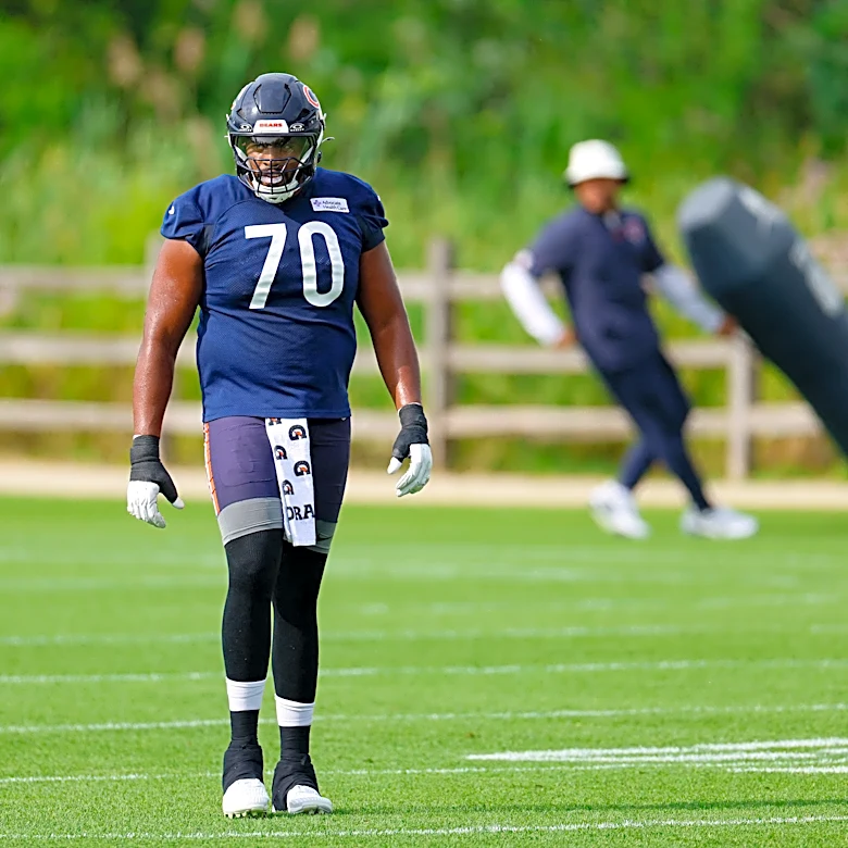 Ben Johnson comments on Bears' left tackle situation