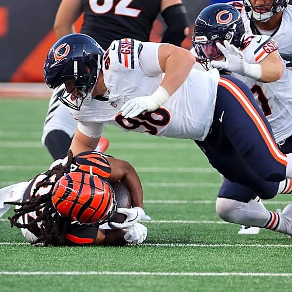 Dennis Allen already knows Bears DT Jordan van den Berg's next step