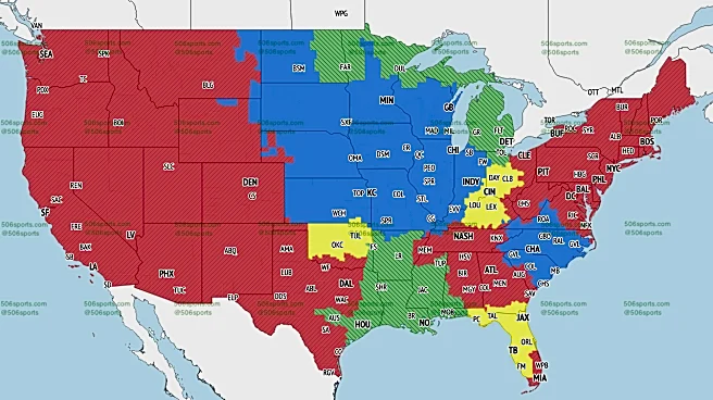 TV broadcast map for Bears vs. Panthers in Week 1