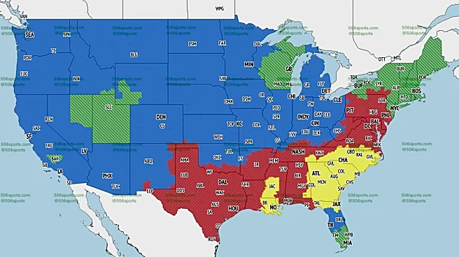 TV broadcast map for Bears vs. Vikings in Week 2