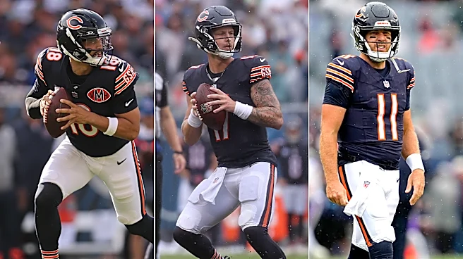 Who are the Bears starting at QB vs. Eagles?