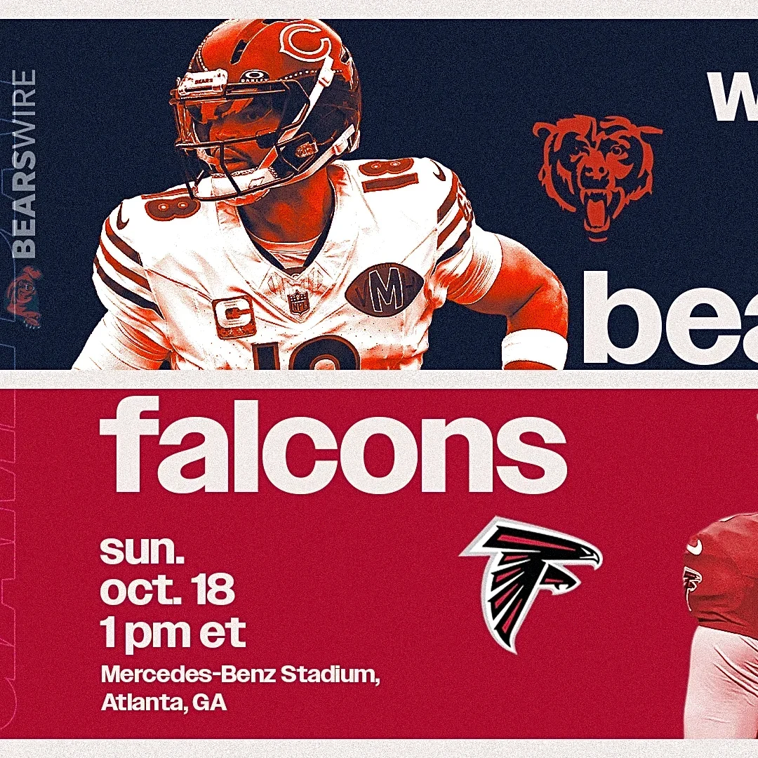 What channel is Bears vs. Falcons on today? Time, TV schedule