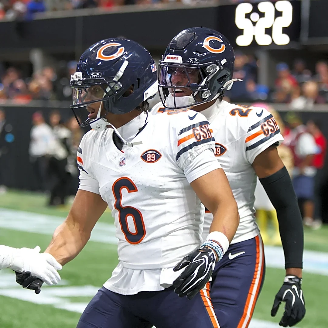 Ben Johnson reacts to Bears CB Kyler Gordon's career day vs. Falcons