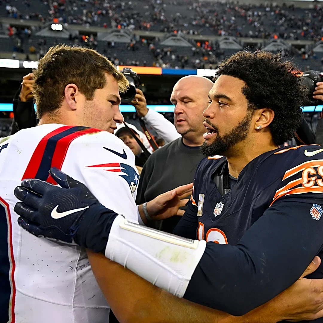 Drake Maye discusses what makes Bears QB Caleb Williams so special