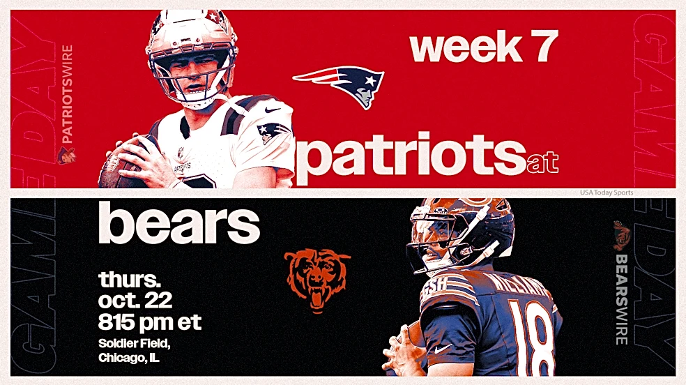 What channel is Bears vs. Patriots on today? Time, TV schedule