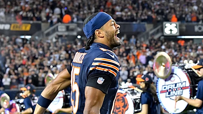 Inside Bears' locker room after Week 7 win vs. Patriots