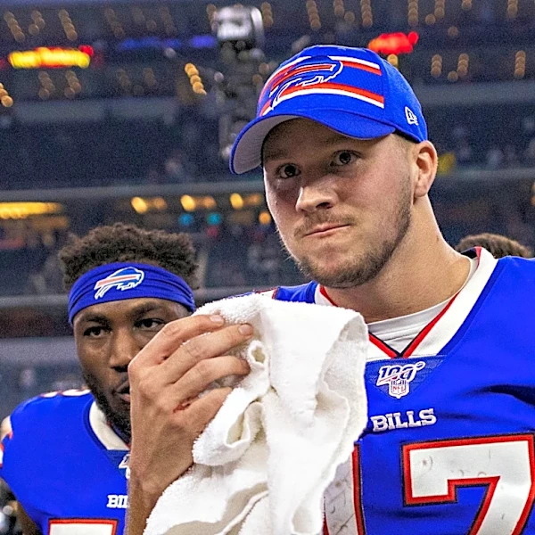 Check out Josh Allen, Bills arriving at St. John Fisher training camp
