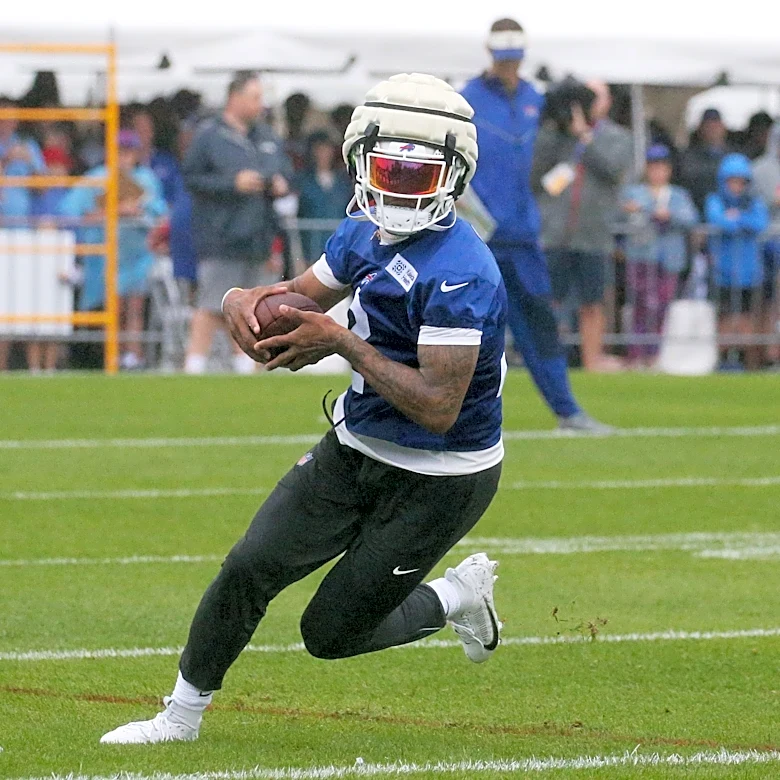 DJ Moore sees 'more ups' with Josh Allen early at Bills camp