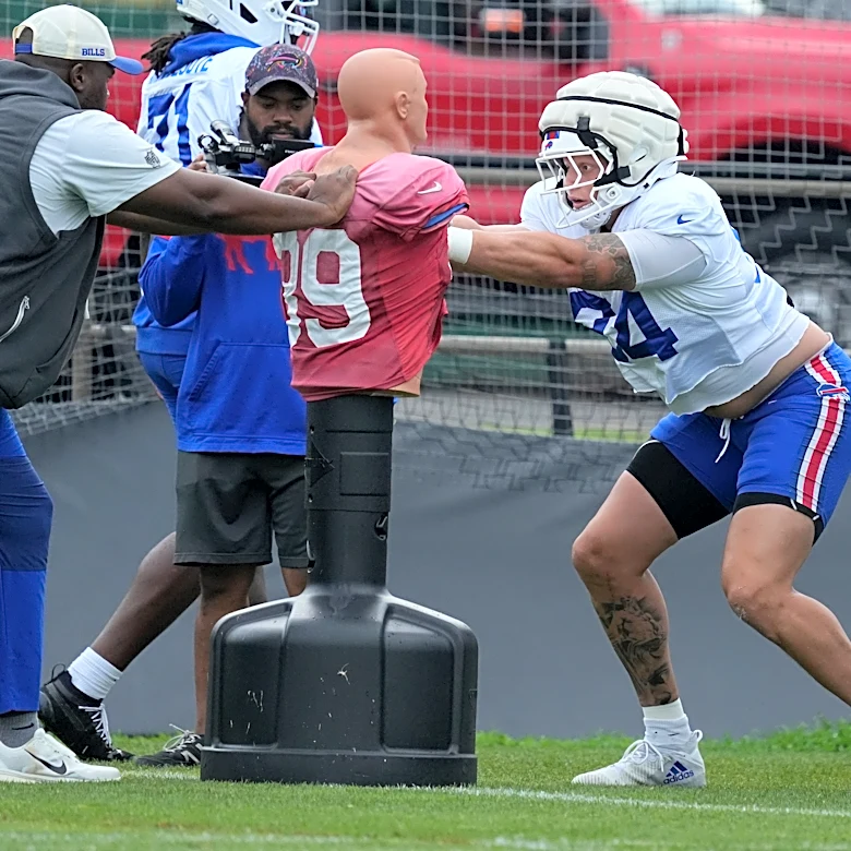Why Landon Jackson has stood out at Bills training camp