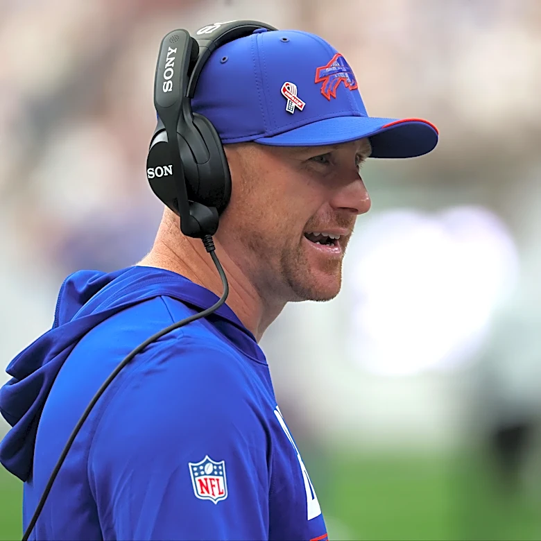Bills' Joe Brady locker room speech post-Texans win (video)