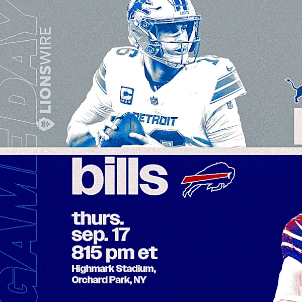 What TV channel is Bills vs. Lions on today? Time, TV schedule for NFL Week 2 game