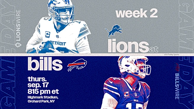 What TV channel is Bills vs. Lions on today? Time, TV schedule for NFL Week 2 game