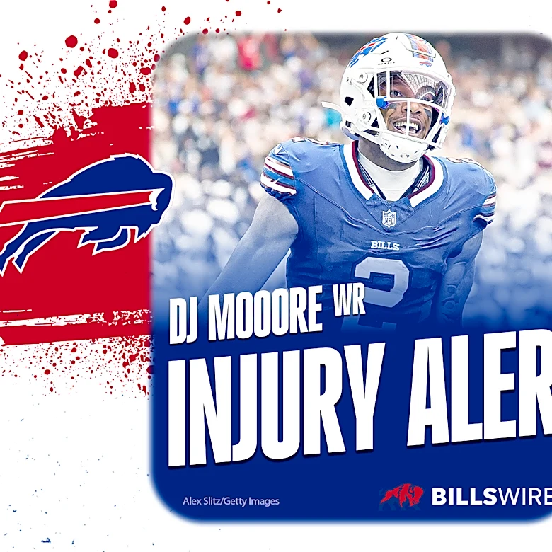 Bills vs. Lions: Injury update for WR DJ Moore