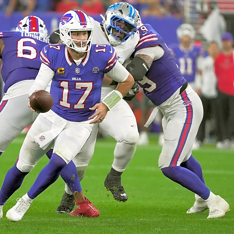 Did you catch this funny Josh Allen moment during Bills-Lions?
