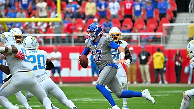 Bills' Josh Allen: 'Smoke detectors going off' during win vs. Chargers