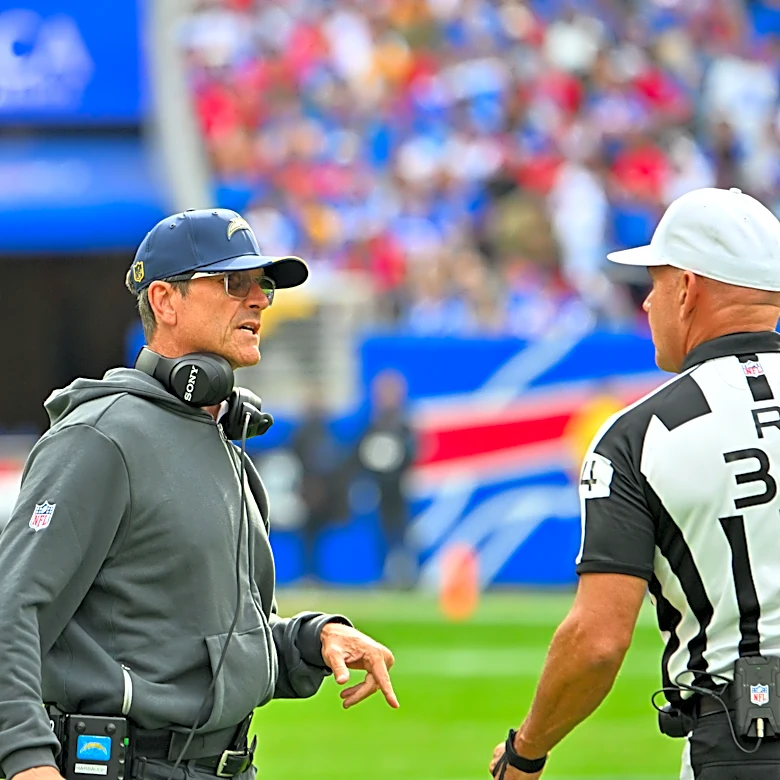 Did you see this crazy Jim Harbaugh connection to the Bills' win vs. the Chargers?