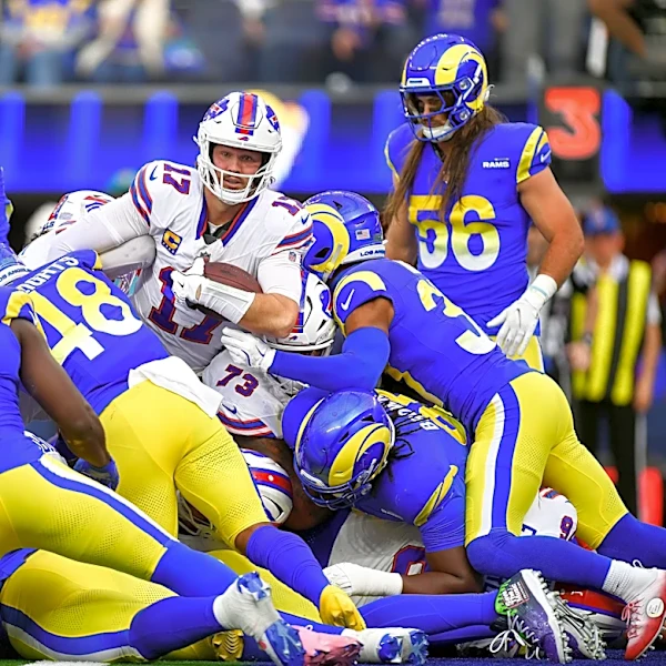 Bills' Josh Allen knows challenge awaits in Rams, Aaron Donald