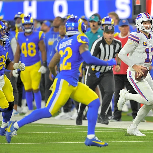 Bills' Josh Allen mentions issue with throwing mechanics after Rams win