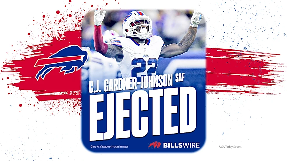 NFL suspends Bills' CJ Gardner-Johnson for being ejected vs. Raiders