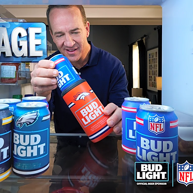 Broncos or Colts? Peyton Manning picks both in Bud Light's new ad