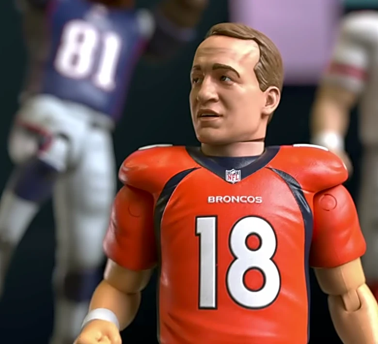 Peyton Manning action figure stars in ESPN’s Toy Story Super Bowl ad