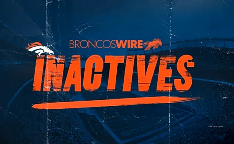 Broncos inactives: 6 players won't suit up for 'MNF' vs. Chiefs
