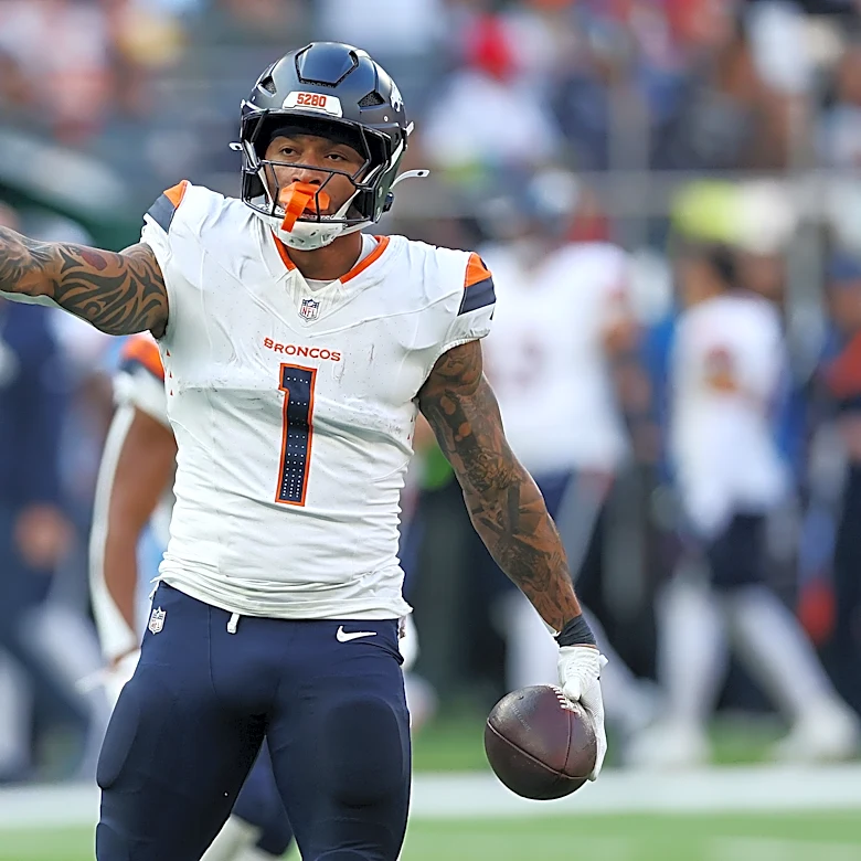 Broncos QB Bo Nix throws TD pass to Evan Engram on 'MNF'