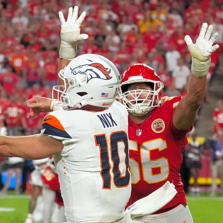 Broncos QB Bo Nix went viral after comically sad play vs. Chiefs