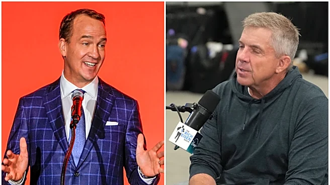 Sean Payton jokes Peyton Manning's paying 'half a million' for 'ManningCast' interview