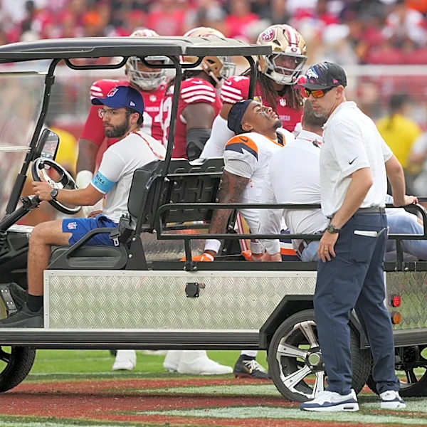 Broncos fans react to brutal injuries in loss to 49ers